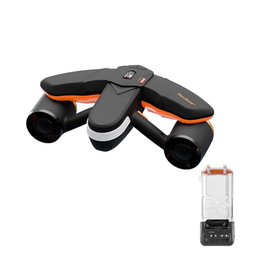Navbow Plus Underwater Scooter (Orange) with H1 Smart Waterproof Phone Case Bundle Set