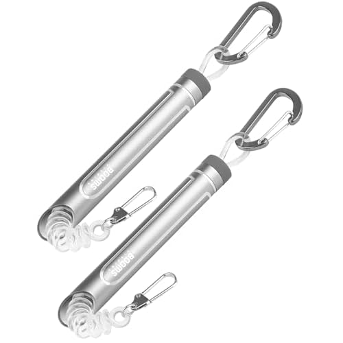 Booms Fishing Tube Coiled Lanyard: T09 Retractable Fishing Lanyard - Tool Coil Lanyard for Fly Fishing,Kayak Fishing, Camping, Backpacking or Other Ou