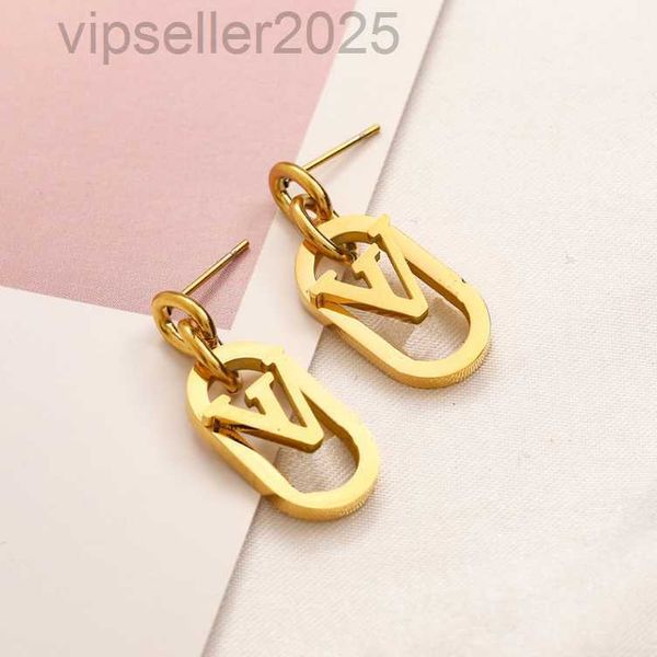 Designer 18k Gold Plated Stud Earring Brand Designers Letter Fashion Women Love stainless steel Diamond Earring Wedding Party Jewellery Gift