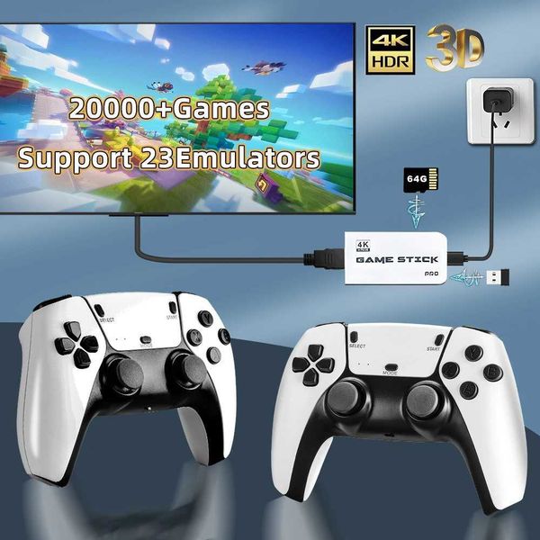 M15 4K Game Stick Video Game Console Built-in 20000 Games Retro Handheld Game Player M8 Plus For GBA-SFC-Arcade GameXJ241204