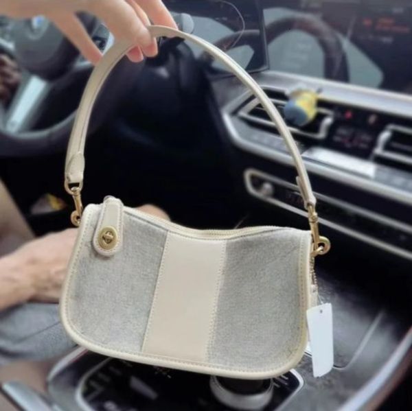 shoulder Swinger Women Axillary Bag Handbag Purse Genuine Straps Old Flower Top Quality Flap Tote Bags Distress wallets design