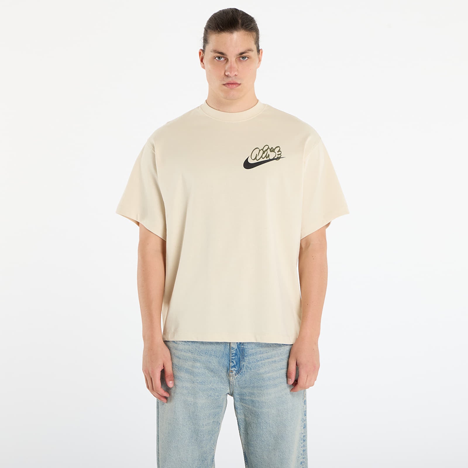 Koszulka Nike Solo Swoosh Men's T-Shirt Lt Khaki S