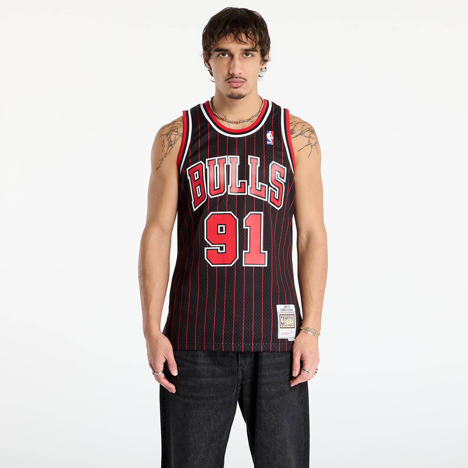 Mitchell & Ness NBA Swingman Alternate Jersey Bulls 1995 Dennis Rodman Black L