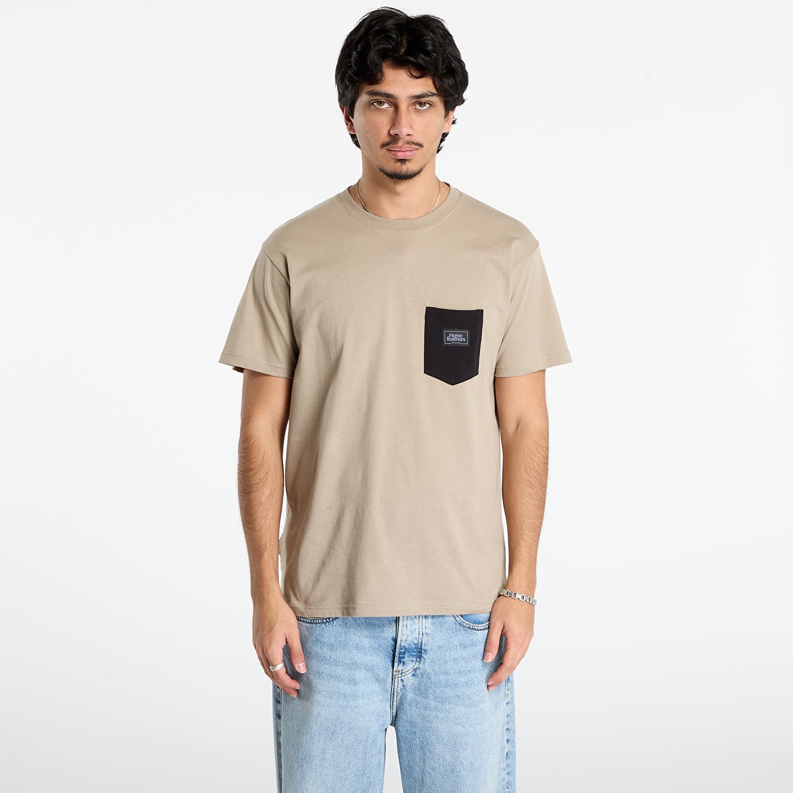 Koszulka Horsefeathers Alpha T-Shirt Taupe S
