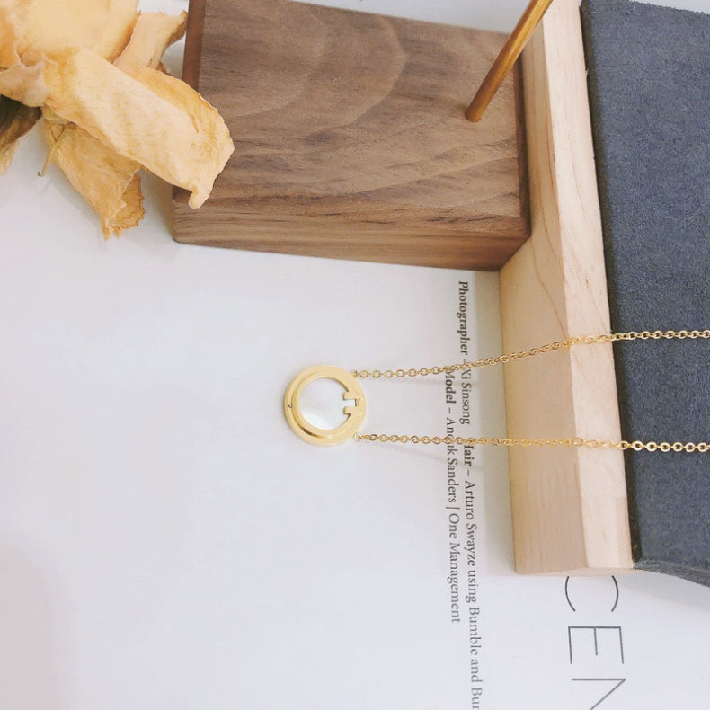 Women Necklaces Choker Chains 18K Gold Plated Stainless Steel Designer Letter Necklaces Pendant Statement Fashion Wedding Jewelry Accessories X297