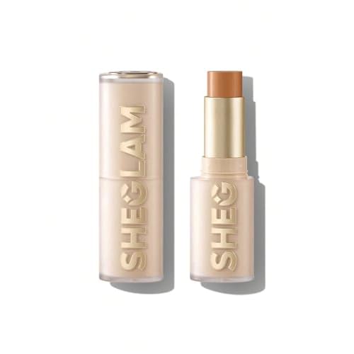 SHEGLAM Skin Magnet High Coverage Foundation Stick Longwear Medium Face Makeup for All Skin Types-Almond