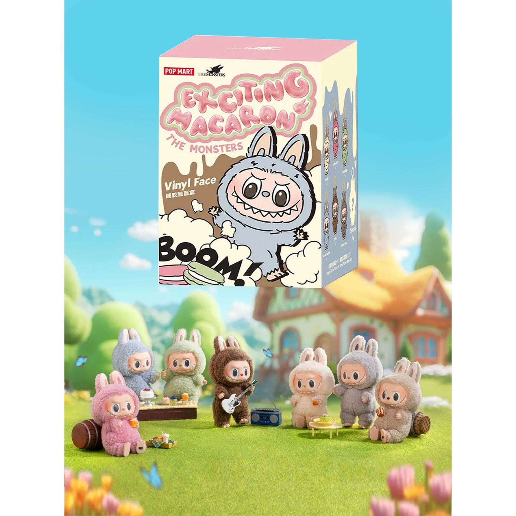 TEMU Pop Mart Labubu The Monsters Blind Box (1pc), 100% Authentic - Bag & Car Pendant & Keychain - Holiday Gift - Sealed Mystery Box - Random Sealed