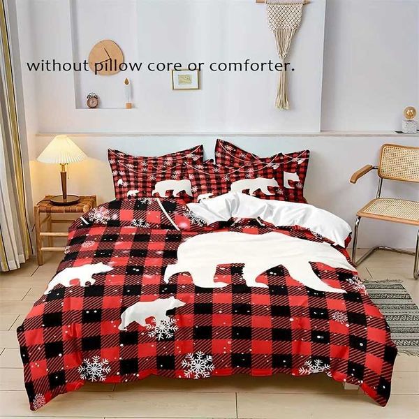 Bedding sets 2-3 piece set of 3 plain weave bearing bedding sets soft and comfortable (excluding bedding core and core) T241125