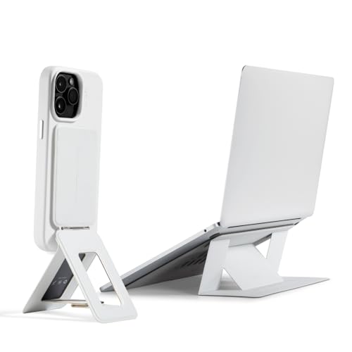 MOFT Invisible Laptop Stand fits 7-11" Tablets & 11-14" Laptops Misty Cove & Phone Tripod Stand Misty Cove