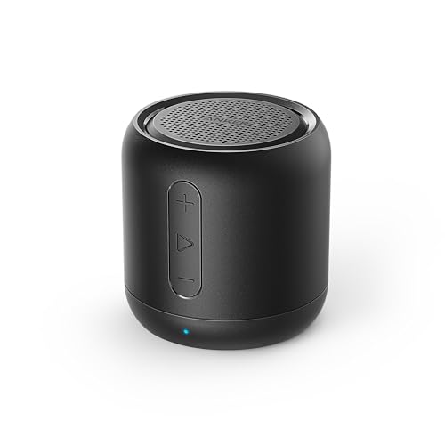 Anker SoundCore mini, Super-Portable Bluetooth Speaker with 15-Hour Playtime, 66-Foot Bluetooth Range, Enhanced Bass, Noise-Cancelling Microphone Blac