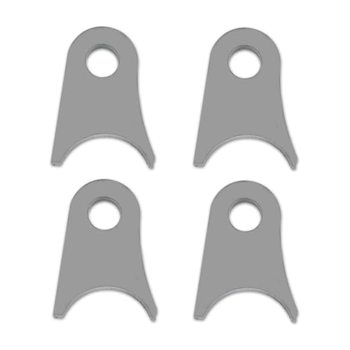 G-PLUS 4-pack Weld On Shock Tab-Shock Mount Tube Mounts Compatible with Tubes 1.5" Fit 1.25"-2" Tube Diameter