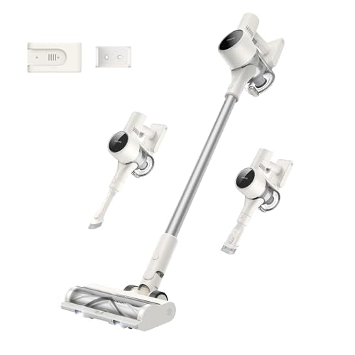 DREAME R10 Pure Cordless Vacuum Cleaner, Stick Vacuum Cleaner for Home, 120AW Powerful Suction, Anti-Tangle, LED Headlights, Up to 60 Mins Runtime, Li