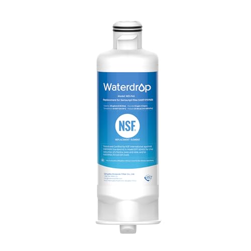 Waterdrop DA97-17376B Replacement for Samsung® HAF-QIN Refrigerator Water Filter, HAF-QIN-EXP, RF28R7201SR, RF28R7351SG, WD-F45 Basic