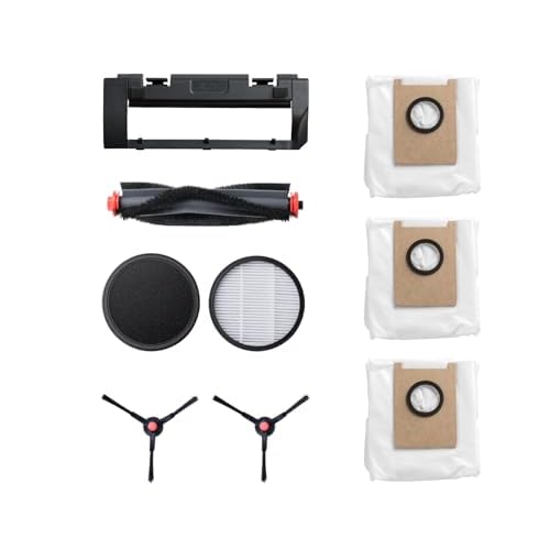 eufy Official Accessories Kit (6-Month Supply): Includes Rolling Brush & Guard, 2x High-Performance Filters, 2x Side Brushes, 3x Dust Bags – Compati