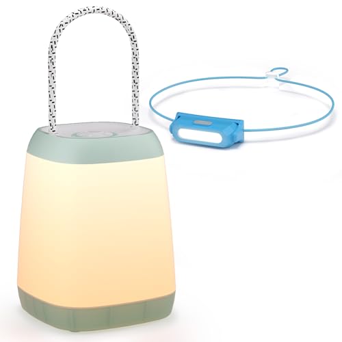 LED Camping Lights, Battery Powered LED Camping Lantern & Kids Headlamp with 3 Modes, Portable Night Tent Light for Camp, Hiking, Emergency, Backpacki
