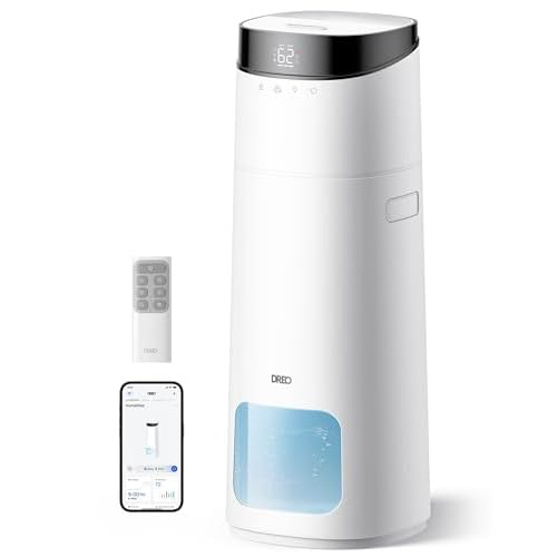 Dreo 16L Smart Humidifier Large Room 1000 ft², 130H Cool Mist Air Humidifiers for Bedroom Plants Baby, Top Fill, Remote-Touch-Voice & APP Control, Se