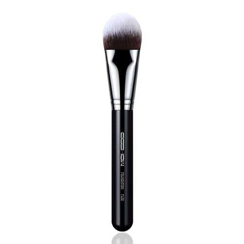 EIGSHOW Domed Foundation Brush, Large Face Makeup Brush with Soft Dense Synthetic Bristles for Blending Liquid Cream Powder (F628)