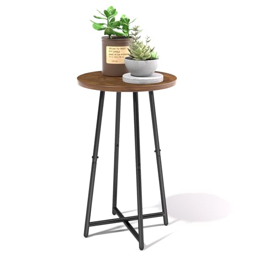 Plant Stand Indoor, Wood Plant Stand for Indoor Plants, Mid Century Plant Table,Modern Small Round Flower Pot Stand, Single Tall Plant Holder for Livi