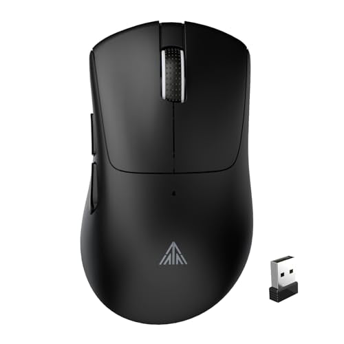 SOLAKAKA SM805 Lightweight Wireless Gaming Mouse,24000 DPI,Tri-Modes Connection,BT5.0-Type-C Wired-2.4G Wireless Mouse Gaming with 2 Side Buttons, Eng