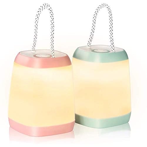 2 Pack LED Camping Lights, Battery Powered LED Camping Lantern with 3 Modes, Portable Night Light for Tent, Hiking, Emergency, Backpacking, Indoor and