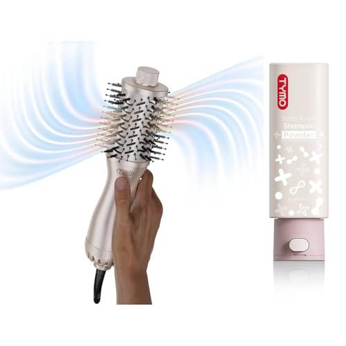 TYMO 2.0 Hair Blow Dryer Brush+Clarifying Powder Shampoo