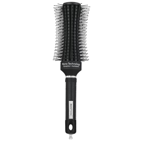 BESTOOL Round Brush,Volumizing Round Hair Brushes for Women flexile Hair Brush for Blow out Detangling Curling Styling Less Pain & Breakage
