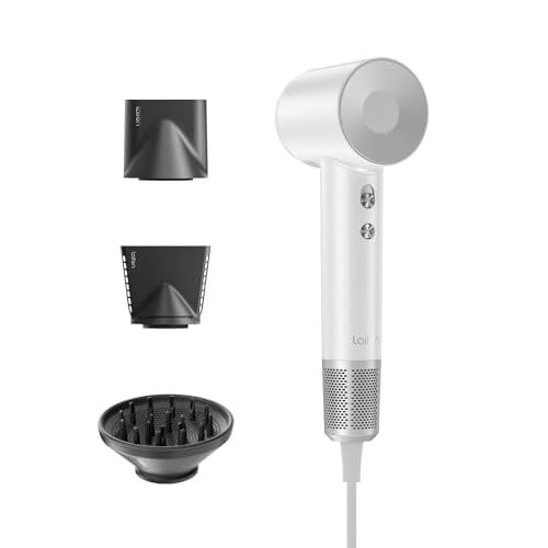 Laifen Swift Special Hair Dryer, High Speed 200M Ionic Blow Dryer with 110, 000 RPM Brushless Motor for Fast Drying, Low Noise, Hairdryer with Magneti