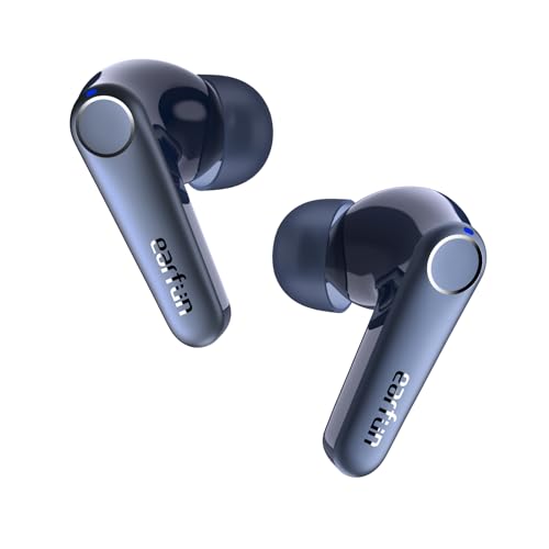 EarFun Air Pro 3 Noise Cancelling Wireless Earbuds, Qualcomm® aptX™ Adaptive Sound, 6 Mics CVC 8.0 ENC, Bluetooth 5.3 Earbuds, Multipoint Connectio