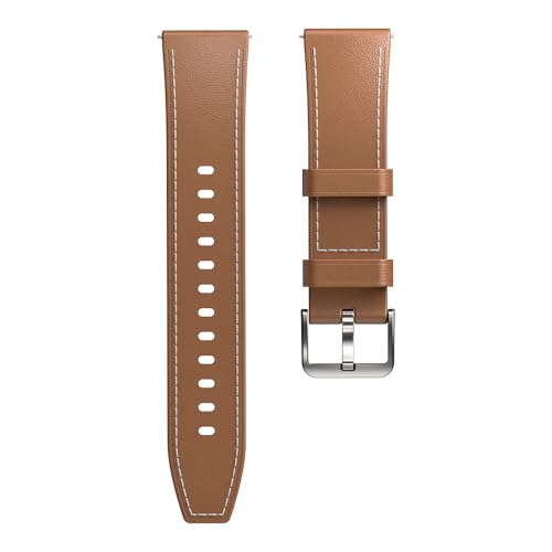 KOSPET P10 Smartwatch Armbanduhr 22mm Leather Series Braun