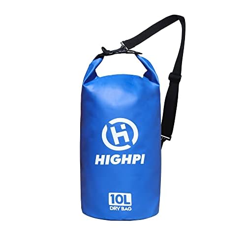 Highpi Floating Waterproof Dry Bag 10L，Roll Top Sack Keeps Gear Dry for Paddle board, Kayaking, Rafting, Boating, Swimming, Hiking, Beach,Camping, F