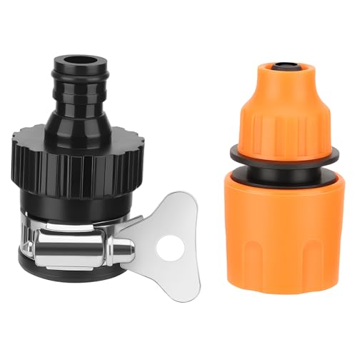 Faucet Connector for Portable Cordless Pressure Washer Use, Faucet Water Providing Way of Car Floor Wall Fence Cleaning(Note: for Pipe Diameter:0.4 In