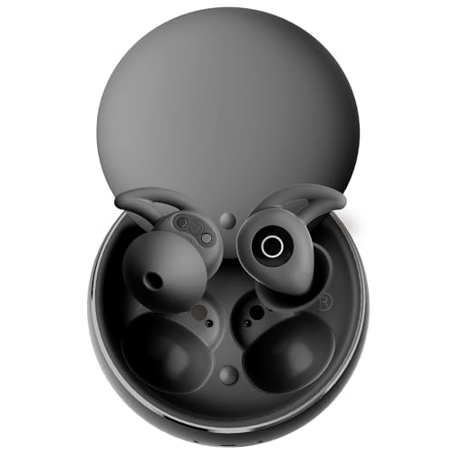 Sleepals Micro Sleep Earbuds for Side Sleepers, Sleep Headphones with Noise Reduction, Soft and Snug Fit Overnight, Slim and Light, 28hr Play with Tra