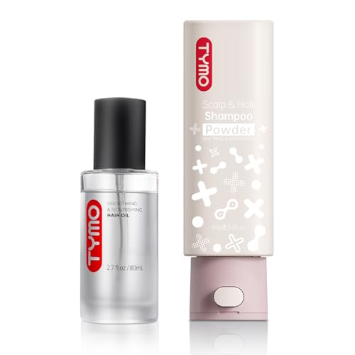 TYMO Nature Formula Clarifying Shampoo Powder + Weightless Hair Oil