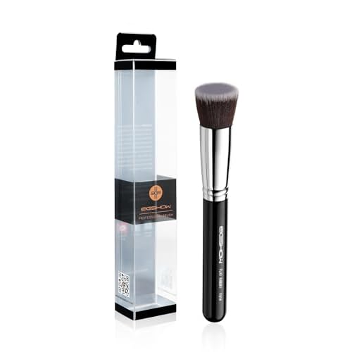Flat Foundation Brush, EIGSHOW Face Makeup Brush Flat Kabuki Foundation Brush for Liquid or Cream Foundation Kabuki Makeup, F614