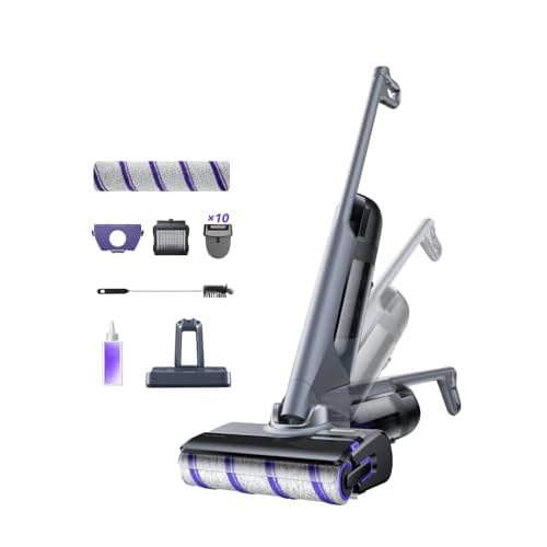 NARWAL S30 Pro Wet Dry Vacuum Cleaner with 20000Pa Suction, Cordless Vacuum Mop for Hard Floors, Tangle-Free Hair-Cutting, 180° Lie Flat, 194°F Self
