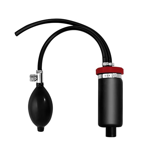 Universal Easy Intake Adapter, Automotive Smoke Machine Inflatable Bladder, for 12V Vehicle Pipes Fuel Leakage Detector Diagnostic Tester, Vehicle Fue