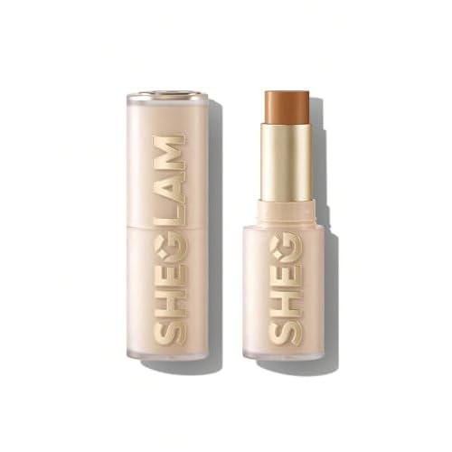 SHEGLAM Skin Magnet High Coverage Foundation Stick Longwear Medium Face Makeup for All Skin Types-Cappuccino