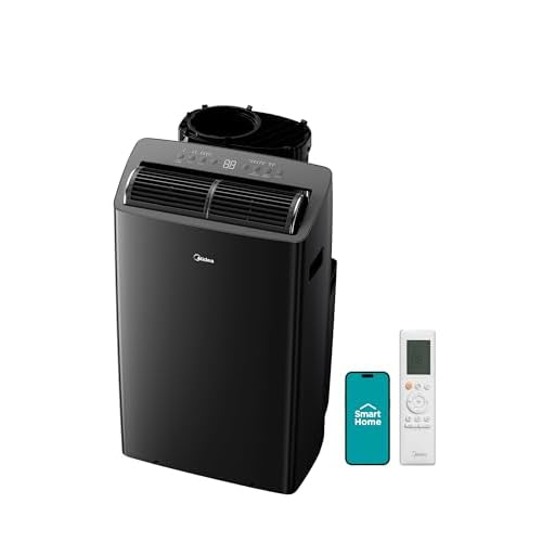 Midea Duo 12,000 BTU (10,000 BTU SACC) High Efficiency Inverter, Ultra Quiet Portable Air Conditioner, Cools up to 450 Sq. Ft., Compatible with Alexa-