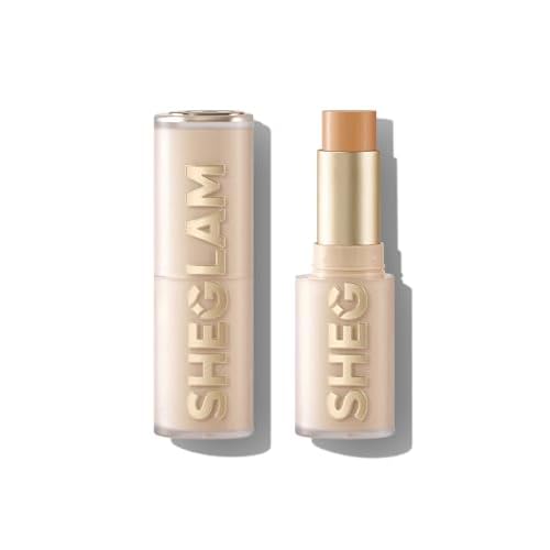 SHEGLAM Skin Magnet High Coverage Foundation Stick Longwear Medium Face Makeup for All Skin Types-Butterscotch