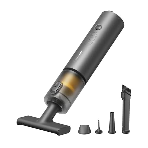 HOTO Handheld Car Vacuum Cleaner Cordless, 4-in-1 Portable Mini Vacuum with 20000Pa Strong Suction, Electric Compressed Air Duster Blower for Car, Des