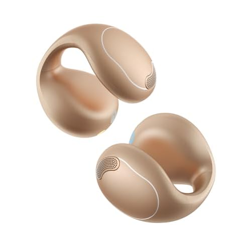 soundcore C40i by Anker, Open-Ear Earbuds, Clip-On Headphones, Flexible Joint Design, Button Controls, Lightweight Comfort, Stable Fit with Attachable