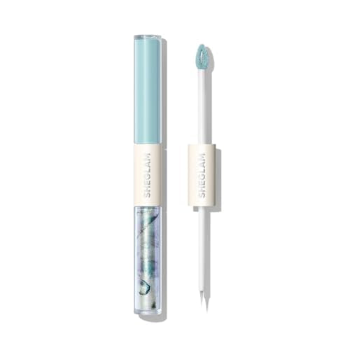 SHEGLAM Silk & Sparkle Double Ended Liquid Eyeshadow-Sky