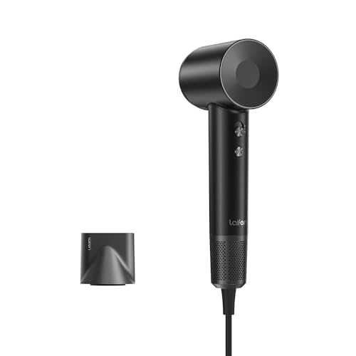 Laifen Swift Hair Dryer, High Speed 200M Ionic Blow Dryer with 110, 000 RPM Brushless Motor for Fast Drying, Low Noise, Hairdryer with Magnetic Nozzle