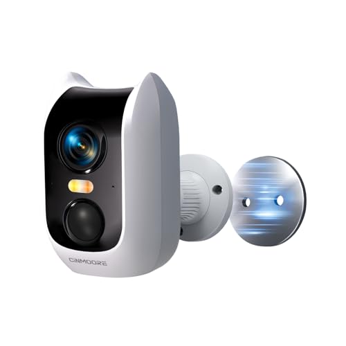 4MP Wireless Home Security Cameras Outdoor WiFi, No-Subscription AI Detections & Pre-Roll Mode, 2.5K Color Night Vision, Full Duplex 2-Way Audio, IP66