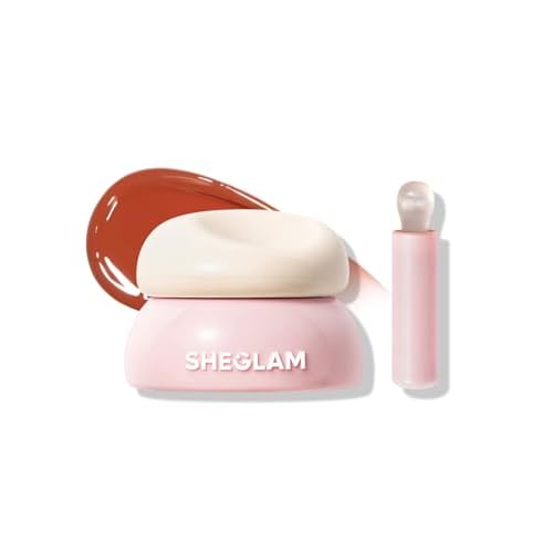 SHEGLAM Hydra Jelly Pocket Lip Jam Hydrating Nourishing Lip Gloss Moisturizing Lip Makeup-Apricot Pop