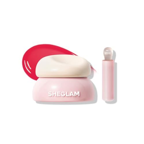 SHEGLAM Hydra Jelly Pocket Lip Jam Hydrating Nourishing Lip Gloss Moisturizing Lip Makeup-Strawberry Splash