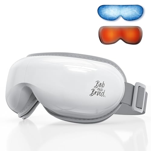 Bob and Brad EyeOasis 3 - Masajeador de Ojos con Calor y frío, Compresión y Música, Recargable Ocular Masajeador Máscara ocular para Relajar los O