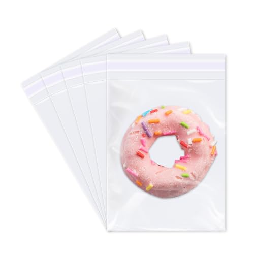 iMailer - 500 Pcs - 4" x 6" Clear Plastic Cellophane Bags - Self Sealing Cello Bags for Bakery, Cookies, Photo, Prints, A1 Cards, Envelopes 4x6 Inch (