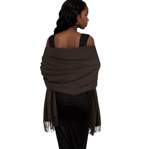 Womens Winter Scarf Pashmina Shawls and Wraps for Evening Dresses Warm Blanket Scarf for Wedding Coffee