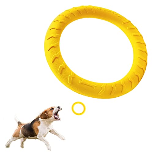 Dog Flying Disc,Floating Dog Ring Toys, Indestructible Dog Chew Toys for Small Chewers Dog Toys for Pool,Float Durable Outdoor &Indoor Puppy Toy for T
